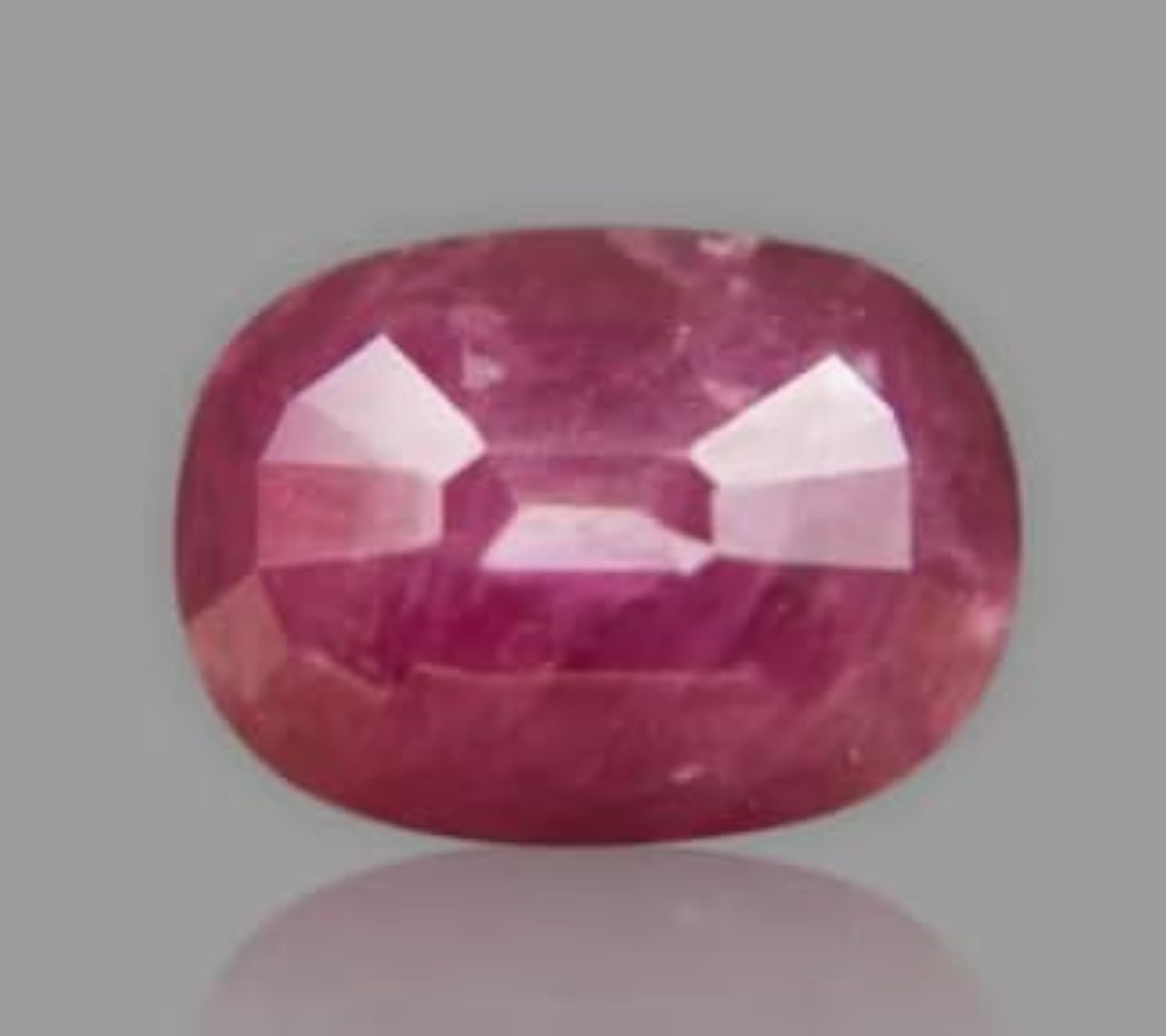 Original Certified Burma Ruby Stone, 4 Ratti Gemstone
