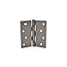 Hager BB1741-4 Antique Bronze Matte Lacquered Residential 4" x 4" Full