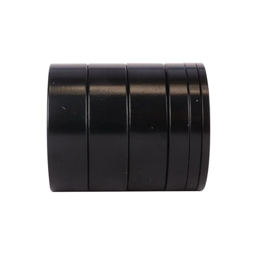 YANRUHFL Bike Headset Spacer, 6 Pack Aluminum Alloy, 1 1/8-Inch Stem, 2/3/5/10mm (Black)