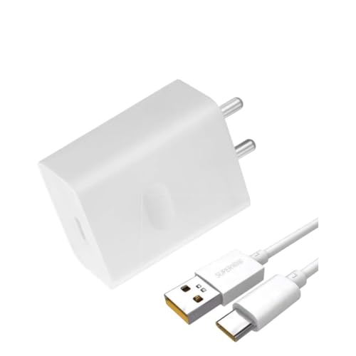Image of 120W SuperDart Fast Charger for Realme Smartphones | Adapter with Type-C Cable | Ultra-Fast Charging for Realme GT, GT Neo, GT Master & More