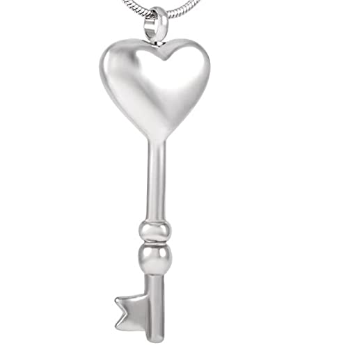Porte-cendres deuil pendentif funéraire coeur à graver pour collier cinéraire