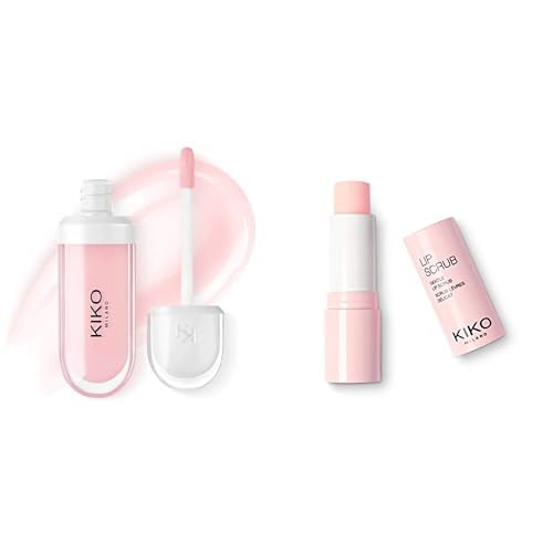 KIKO Milano Lip Volume Lip Cream Tutu Rose + Lip Scrub
