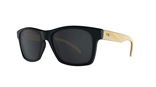 Óculos de sol UNAFRAID HB AdultoUnissex Preto Matte/Madeira Único