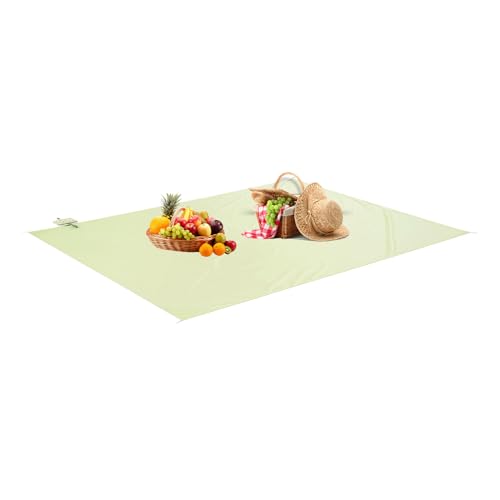 Generico Alfombra de playa – Hoja de equipo impermeable ligera, saco de picnic exterior | Para reuniones familiares césped playa camping mochila