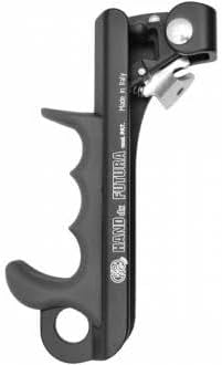 Futura Hand Tactical Ascender, Lightweight 125 g Aluminum Clamp for Climbing, Caving and Rescue, Tactical Black with Anti Overturning Cam