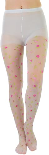 Image of ToBeInStyle Women's Sheer Floral Lace Full Length Leggings
