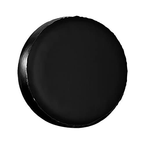 Image of Design Your Own Spare Tire Cover for Universal All Vehicles, Custom Decor Spare Tire Cover with Image Pattern Text Logo, Fits for Tire Diameter 27.6 inch-29.5 inch, BlankBlack, No Custom