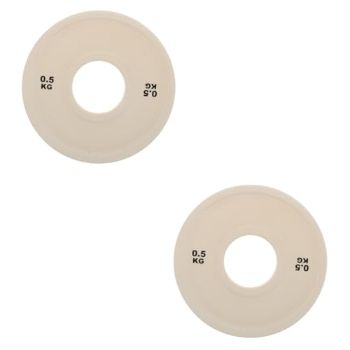 BESPORTBLE Versatile Fitness Tool Rubber Bumper Weight Plates Fractional Pounds for Full Body Workout