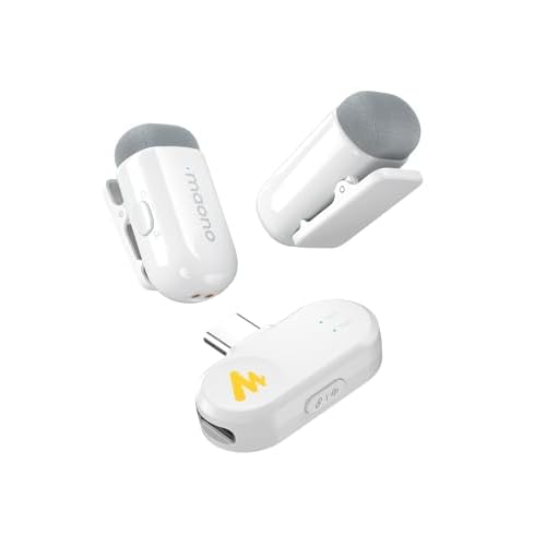 MAONO Wave T1 Mini Wireless Lavalier USB-C Mic for iPhone