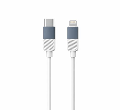 Image of Type C to L Silicone Cable | 60W Fast Charging & Sync | Soft Anti-Tangle Design | Compatible for iphone Models Blue