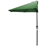 Jordan Manufacturing 9' Half Umbrella in Green -