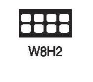 TPC Open Window Mounts Model W8H2 W8H2