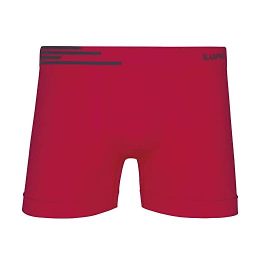 Cuecas, Boxer, Lupo, Masculino, Vermelho, M