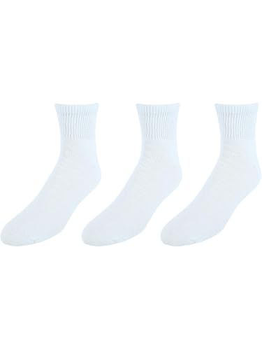 CTM Men's Big and Tall Ankle Socks (3 Pair Pack)4