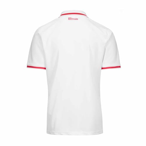 Maillot AS Monaco Enfant Kombat Home Blanc cadeau de football officiel pour jeune supporter