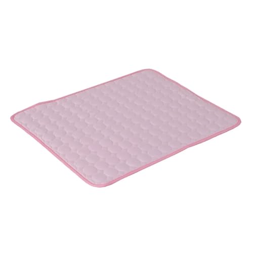 Dog Cooling Mat Summer Pet Cold Bed Extra Large For Small Big Dogs Accessories Cat Durable Blanket Sofa Ice Pad(Pink,M 62x50cm)
