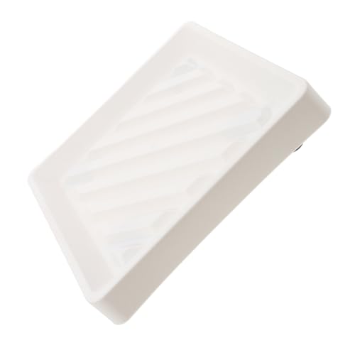 TOYANDONA Mobiles Pflanzgefäß Rad Pflanzenschale mit Rädern Quadratische Pflanzgefäßpalette mit Rädern Stand Pflanzgefäß mit Rädern für den Außenbereich Pflanzgefäßständer auf Rädern pp Weiß
