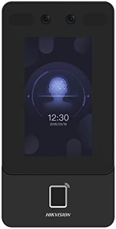 Hikvision Face Recognition Terminal | Contactless Access Control | 4.3" Touchscreen | Temperature Screening | 99.7% Face Recognition Accuracy | IP65 Waterproof | 50,000 Face Capacity