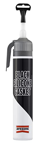 Joint en silicone noir étanche et flexible AREXONS 0099 de 200 ML