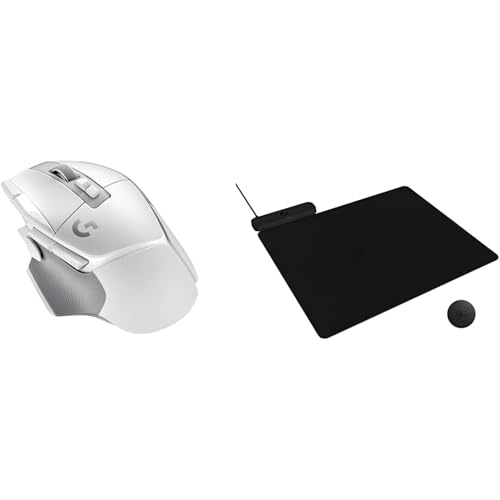 Image of Logitech G502 X Lightspeed Wireless Gaming Mouse + Powerplay 2 Wireless Charging Mouse Pad Bundle - White