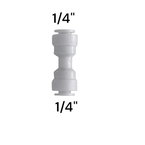 Image of CAPITAL RO Pipe Connector 1 /4 inch - Pack of 6 | Quick Fitting Pipe Connectors for Water Purifier | Leak-Proof Push Fit | RO UV UF Pipe Fitting | DIY Installation | RO System Accessories