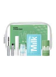 Milk MakeupKUSH Stash Bag Set - Cosmetic Case - Natural - Unisex-Adult - Travel/On-The-Go Makeup Storage