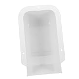 BAZEITFLOW Copertura per Tubo Condizionatore Decorativa Resistente Intemperie per Esterni Copri Canalina Condizionata per con Design e Finitura