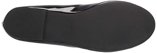 Mila Adult Flats With Bow - Black Glitter Womens Shoes4