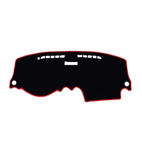 Tapis voiture tableau de bord rouge pour Aveo RHD 2003-2011