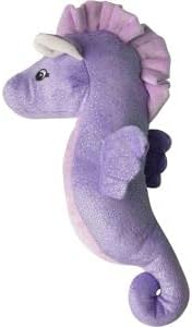 212 Main 17 in. Shelly Sea Horse Pet Toy, Purple