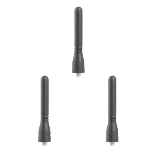 NKEMGZHPKN(売店) 1-6PCSソフトアンテナ適合Baofeng BF-UV5R UV6R 888Sトランシーバーラジオ400-470MHz SMA-Fメスショートアンテナ888S用 インターホンアンテナ(3PCS)