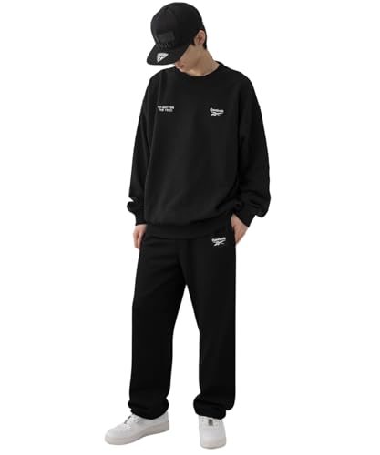 acros(アクロス) スウェット上下 セット Reebok/リーボック 裏毛 上下セット ルームウェア 長袖 部屋着 パジャマ ホームウェア フィットネス トレーニング ウェア ジム 無地