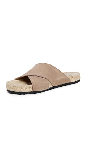manebi Men's Crossed Band Espadrille Sandals