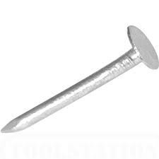 25KG 2" 50MM X 2.65 GALVANISED Clout Nails Large Head Roofing DRYLINING