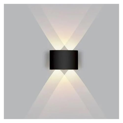 Aplique de pared LED impermeable 4W exterior e interior luz calida CA 86-265V para escalera