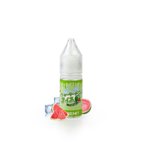 REMIT dq^oRLbh 10ނ̃t[o[ 10ml/60ml/100ml I ACX t[c S6 xCv F|CU[ ݊Lbh mjR` (10ml, Watermelon Ice 0%)