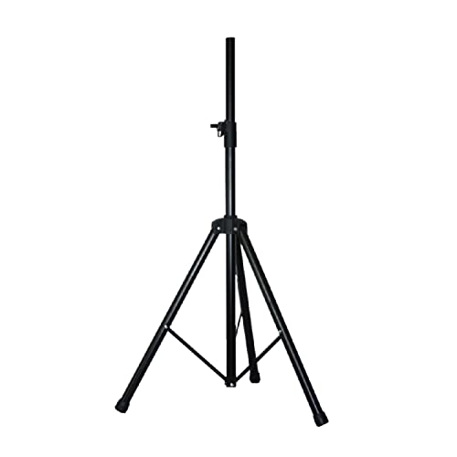 Ibiza - SS03 - Support pour Enceinte en Aluminium de Max 1.80 m et 30 kg - Noir