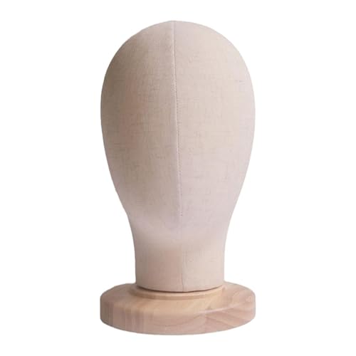 Cabeza de maniquí para pelucas con acabado realista para profesionales