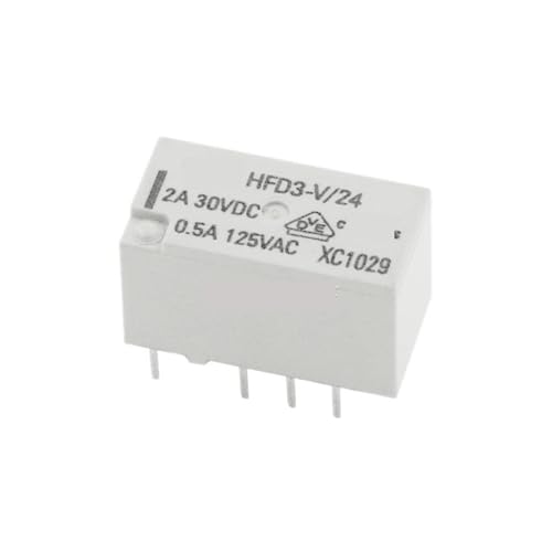 Relais HFD3-V-12 composant électronique 8 broches 12V 2A miniature pour circuit PCB