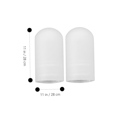 Abaodam 10 Peças Capa Protetora De Cabeça De Baqueta De Silicone Manga De Borracha Acessórios De Cap