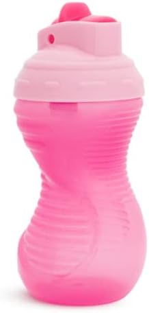 Munchkin Mighty Grip Flip Straw Cup, 10 oz 1 ea ( Pack of 3)