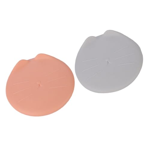 UKCOCO 2Piezas Cubiertas para Comida para Mascotas Unidades de Tapas para Compatibles Reutilizables y Flexibles Colores