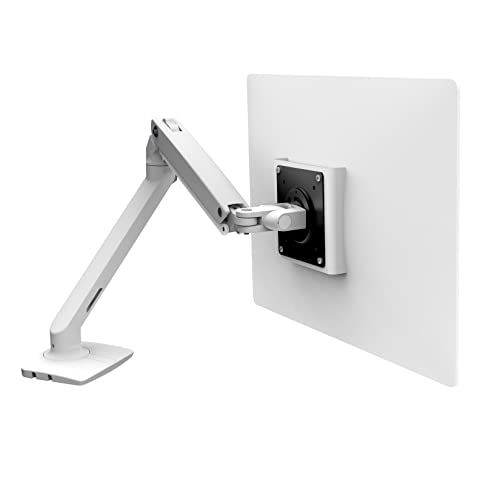 Image of Ergotron - MXV Single Monitor Arm, VESA Desk Mount - for Monitors Up to 34 Inches, 7 to 20 lbs - White