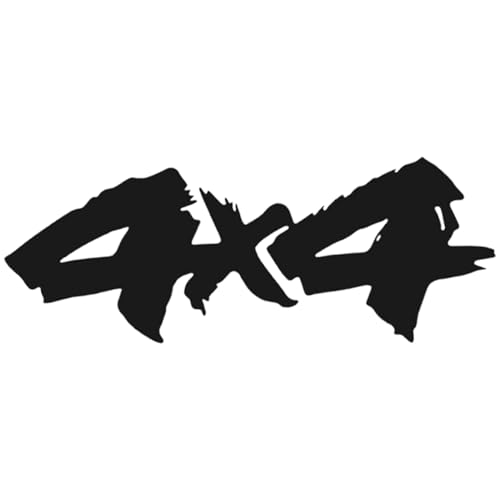 4 x 4 decalcomanie per camion – protezione solare e adesivi impermeabili fuoristrada | Adesivi creativi per auto e pickup | Accessori per fuoristrada versatili perfetti per la decorazione