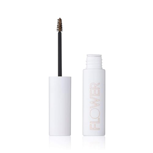 FLOWER BEAUTY By Drew Barrymore Fiber Fix Eyebrow Gel - Tinted Brow Mascara + Fixative for Eyebrows...