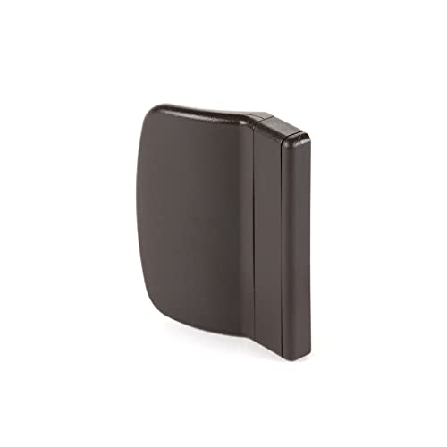 MOOIMAKEN® Balkontürgriff Evelyn Kunststoff, verdeckte Verschraubung (Braun) Cover