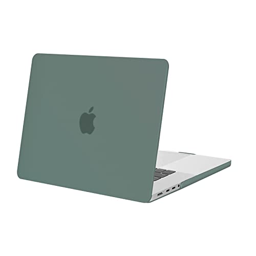 MOSISO Custodia Compatibile con MacBook Pro 16 Cover M5 M4 M3 M2 M1 2026 2025 2024 2023 2022 2021 A3429 A3428 A3403 A3186 A2991 A2780 A2485, Cover per MacBook Pro 16 Pollici Case, Midnight Verde