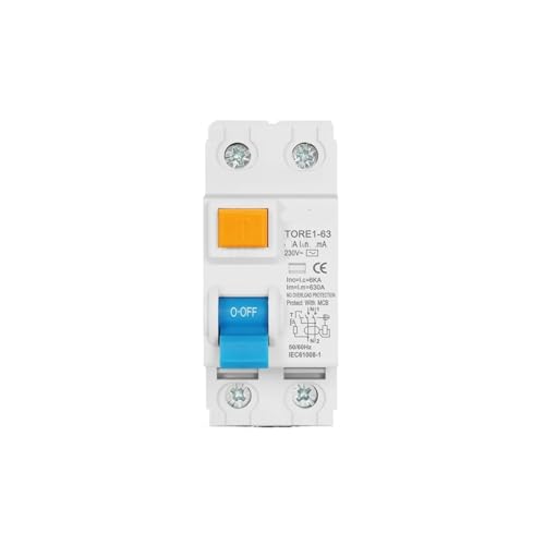 Interruptor diferencial 16A evita calambres y protege sus electrodomésticos en líneas de 230V