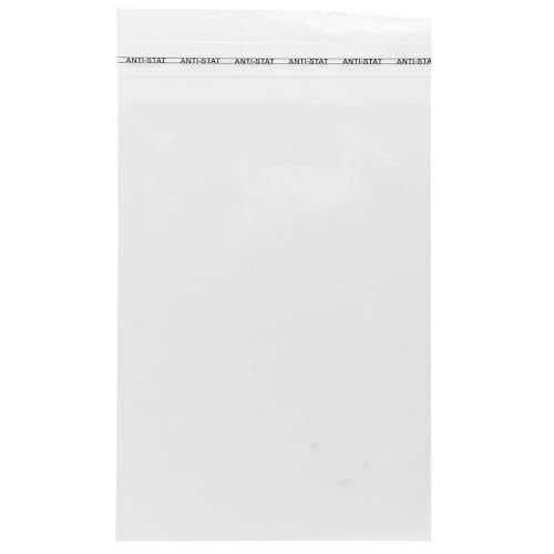 Ideen mit Herz Cellophanhüllen, 100 Stück, verschließbar, selbstklebend | Folientüten, Plastiktütchen, Cellophanbeutel (17 x 12 cm)