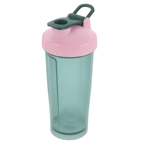 STOBAZA Botella Mezcladora de Proteínas Verde Coctelera para Batidos y Bebidas Pre-Entrenamiento Vaso Portátil con Batidor de Alambre para Gimnasio y Uso Deportivo